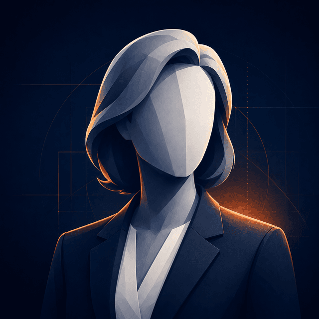 Abstract professional leadership illustration